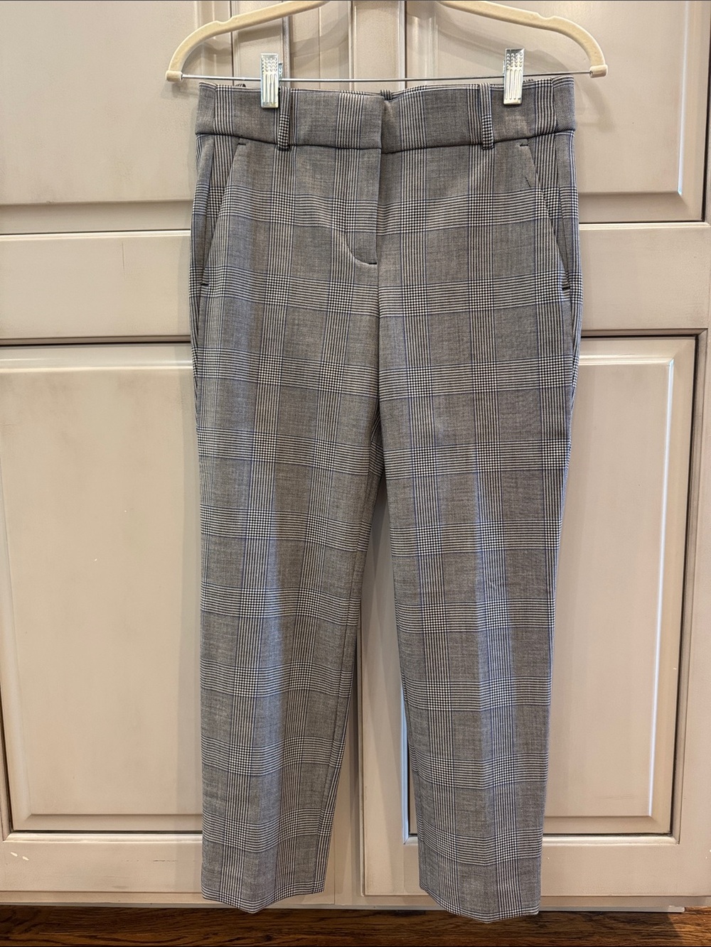 J. Crew Gray Glen Plaid Trousers